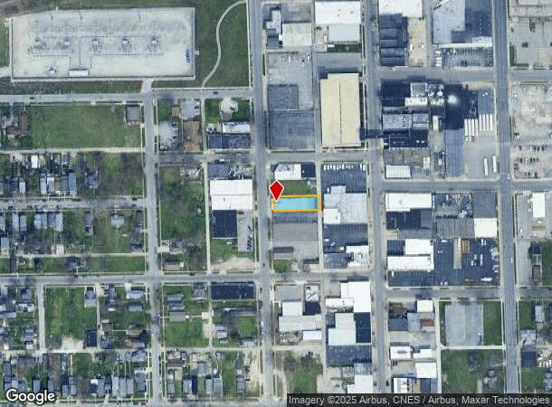  1815 S Harrison St, Fort Wayne, IN Parcel Map