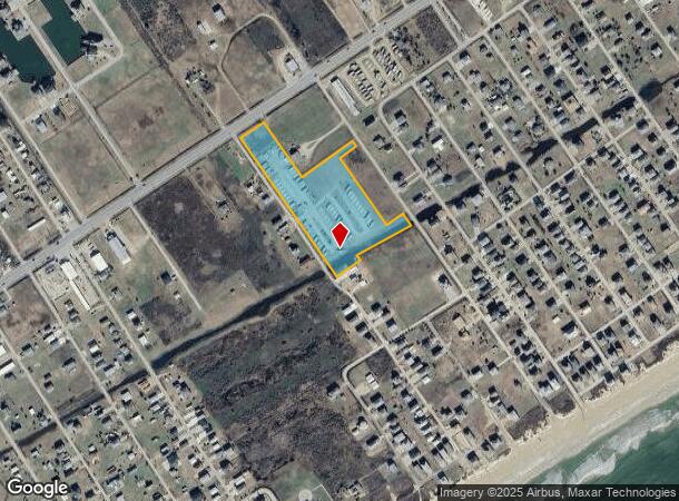 996 Sea Spray Dr, Port Bolivar, TX Parcel Map