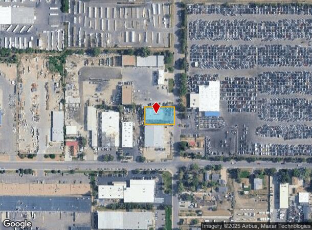 6445 Downing St, Denver, CO Parcel Map