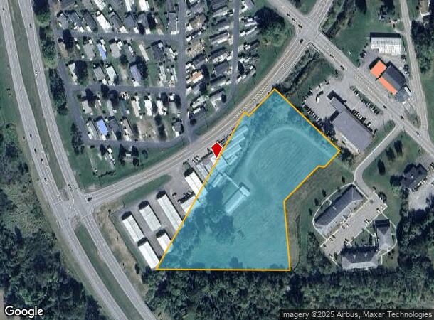 7485 Seneca Rd N, Hornell, NY Parcel Map