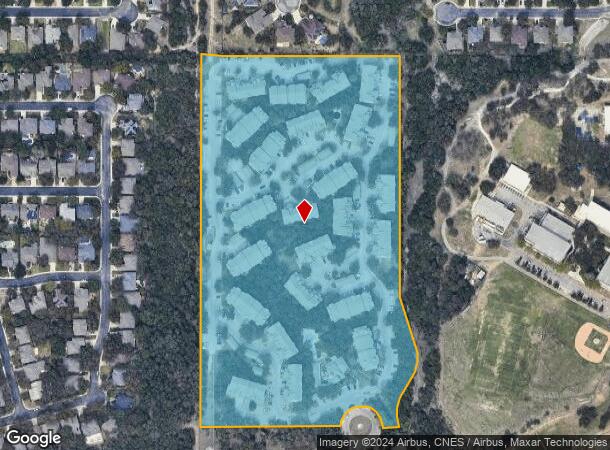  18200 Blanco Spgs, San Antonio, TX Parcel Map