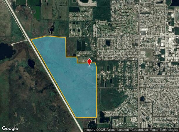 1909 Unknown St, W Melbourne, FL Parcel Map