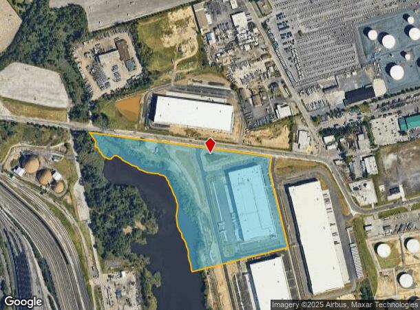  1701 E Patapsco Ave, Curtis Bay, MD Parcel Map
