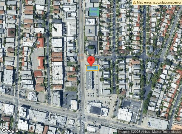  1232 S La Cienega Blvd, Los Angeles, CA Parcel Map