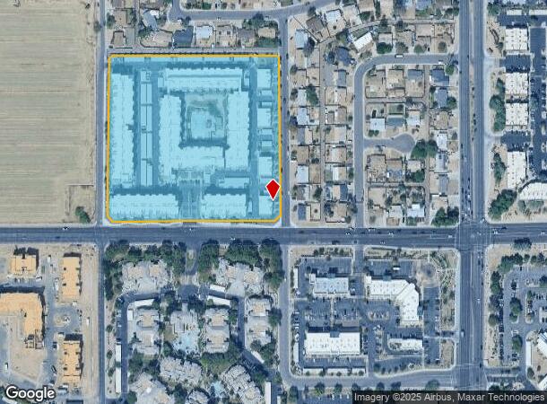  2222 W Frye Rd, Chandler, AZ Parcel Map
