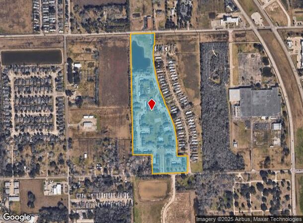  1277 Dickinson Rd, Alvin, TX Parcel Map