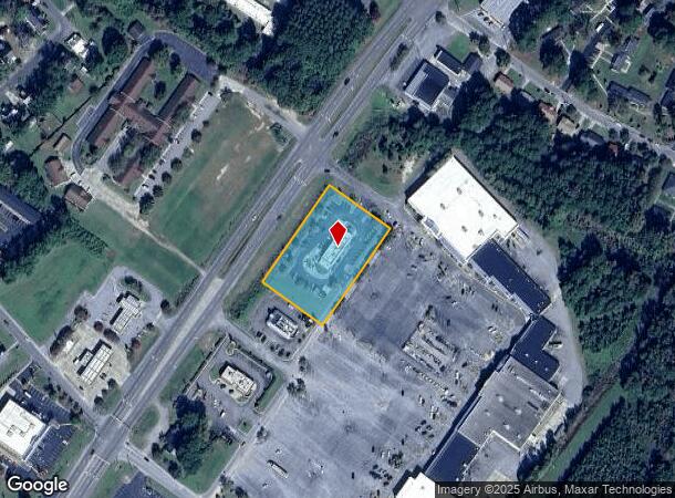 823 E Boulevard, Williamston, NC Parcel Map