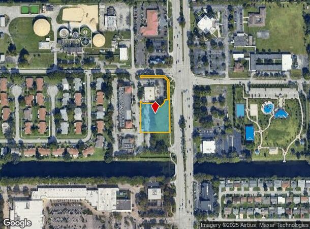 N University Dr, Tamarac, FL Parcel Map