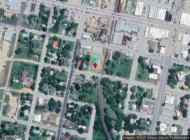  136 S Caldwell St, Giddings, TX Parcel Map