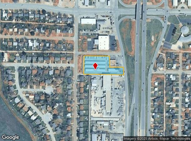 818 S Clack St, Abilene, TX Parcel Map