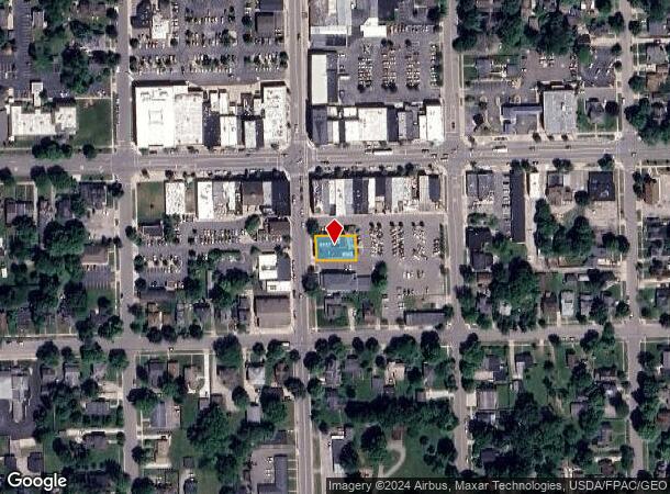  110 S Evans St, Tecumseh, MI Parcel Map