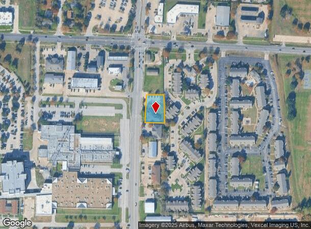 110 N Woodrow Ln, Denton, TX Parcel Map