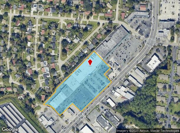 5845 University Blvd W, Jacksonville, FL Parcel Map