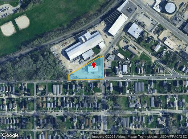 1120 Hazelwood St, Toledo, OH Parcel Map