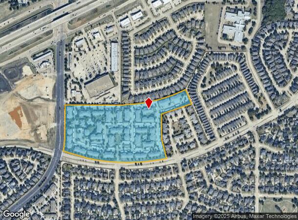  9600 Coit Rd, Plano, TX Parcel Map