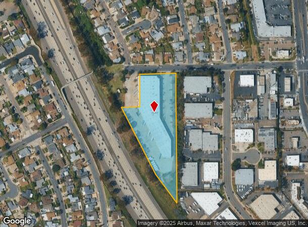 7615 Othello Ave, San Diego, CA Parcel Map