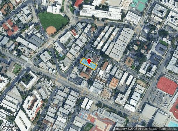 261 Witmer St, Los Angeles, CA Parcel Map
