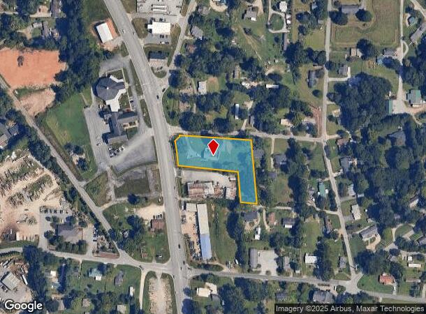 107 E Walker St, East Flat Rock, NC Parcel Map
