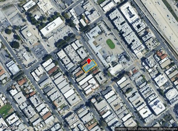  1731 Corinth Ave, Los Angeles, CA Parcel Map