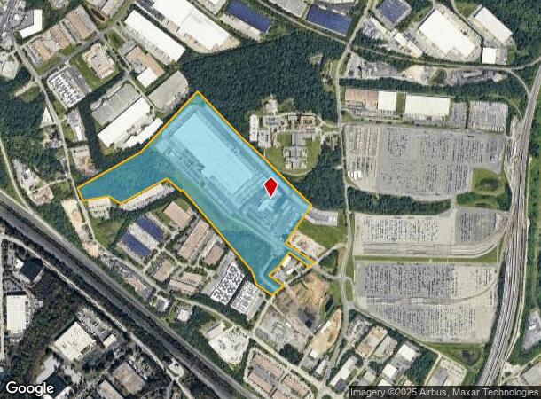 8580 Old Dorsey Run Rd, Jessup, MD Parcel Map