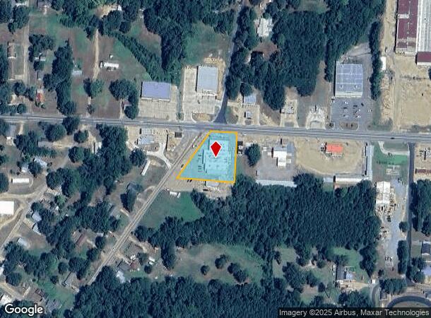 827 Central Ave, Stamps, AR Parcel Map