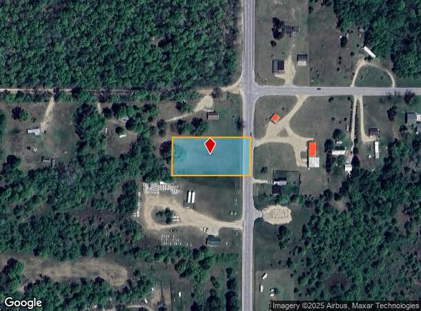 1987 N Evergreen Dr, White Cloud, MI Parcel Map