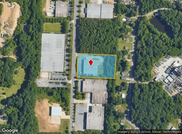  677 Southwest St, High Point, NC Parcel Map