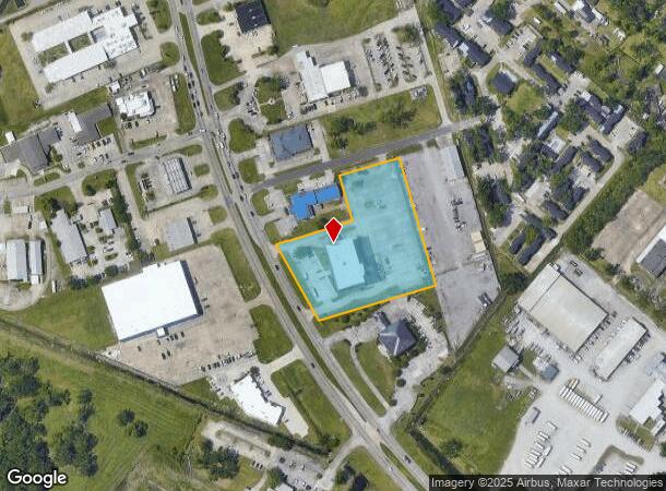 1340 W Tunnel Blvd, Houma, LA Parcel Map