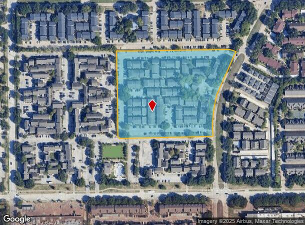  8282 Cambridge St, Houston, TX Parcel Map