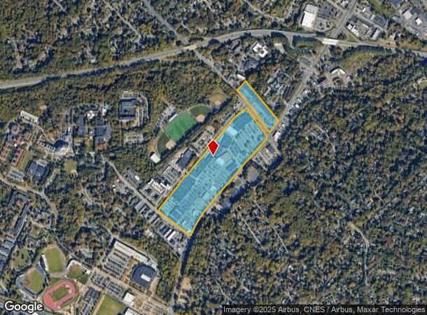 1117 Emmet St N, Charlottesville, VA Parcel Map