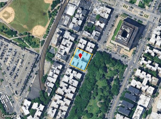  811 Walton Ave, Bronx, NY Parcel Map