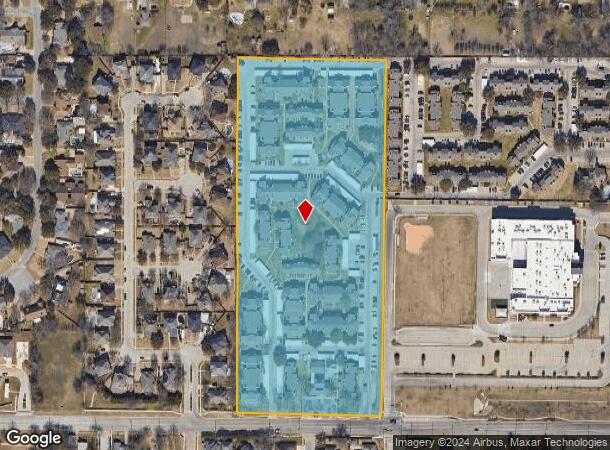  6525 Glenview Dr, North Richland Hills, TX Parcel Map