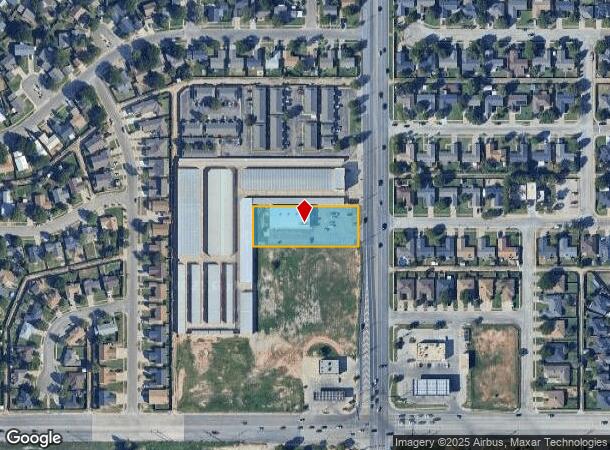  9604 University Ave, Lubbock, TX Parcel Map
