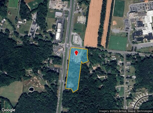492 Walnut St, Felton, DE Parcel Map