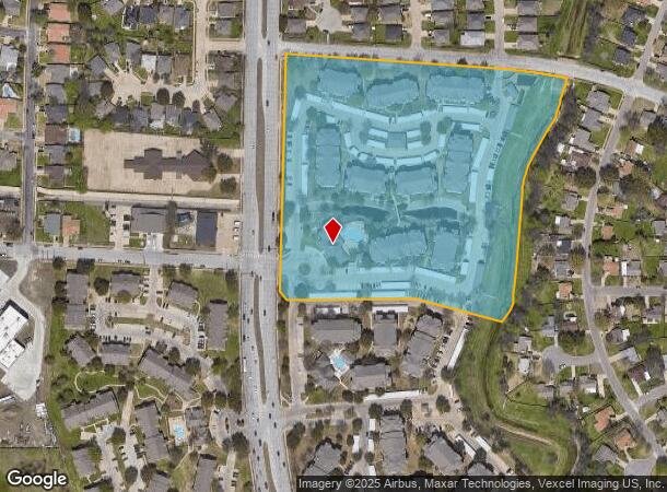  7000 N Beach St, Fort Worth, TX Parcel Map