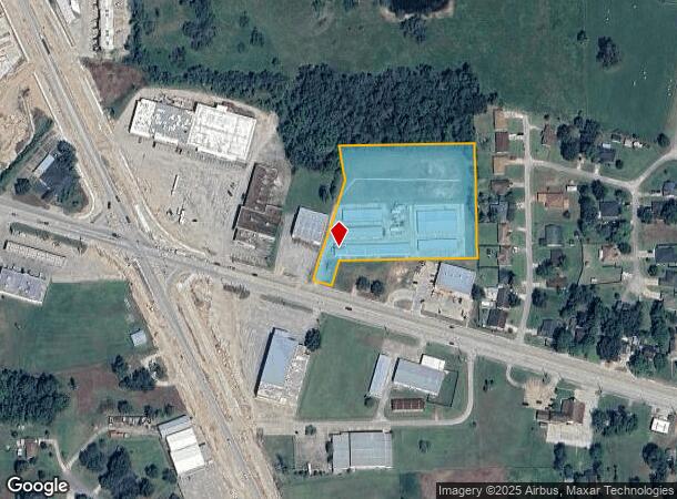  624 W Brazos Ave, West Columbia, TX Parcel Map