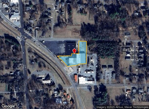  233 S Greensboro St, Liberty, NC Parcel Map