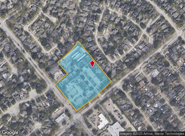 1001 Pineloch Dr, Houston, TX Parcel Map