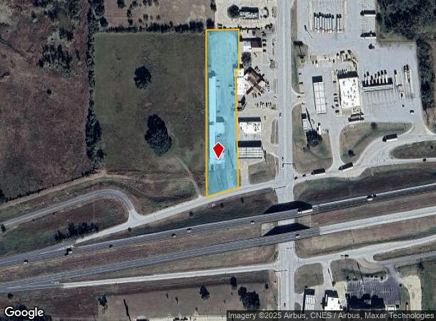 205 W I 10 Frontage Rd, Schulenburg, TX Parcel Map
