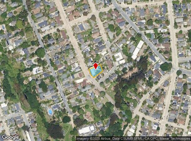 214 S Branciforte Ave, Santa Cruz, CA Parcel Map