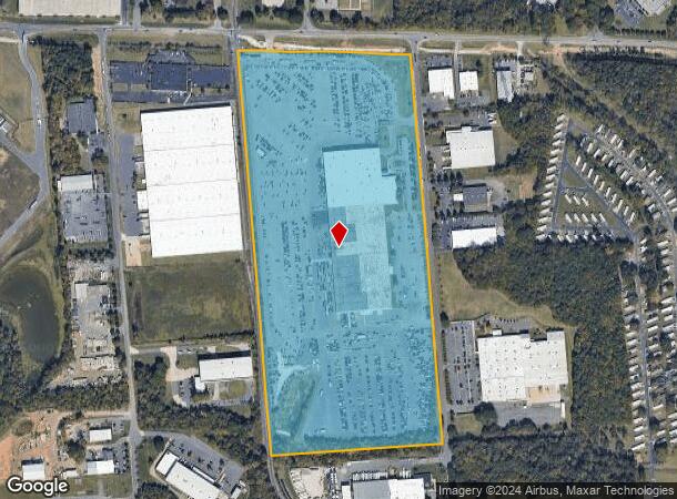  11600 Fruehauf Dr, Charlotte, NC Parcel Map