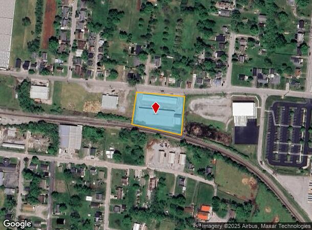 550 E Office St, Harrodsburg, KY Parcel Map
