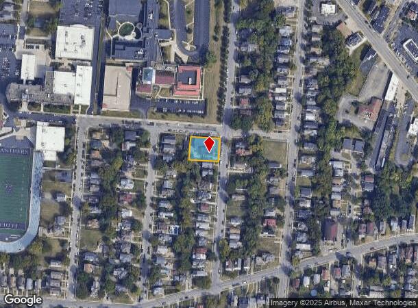  1047 Beech Ave, Cincinnati, OH Parcel Map
