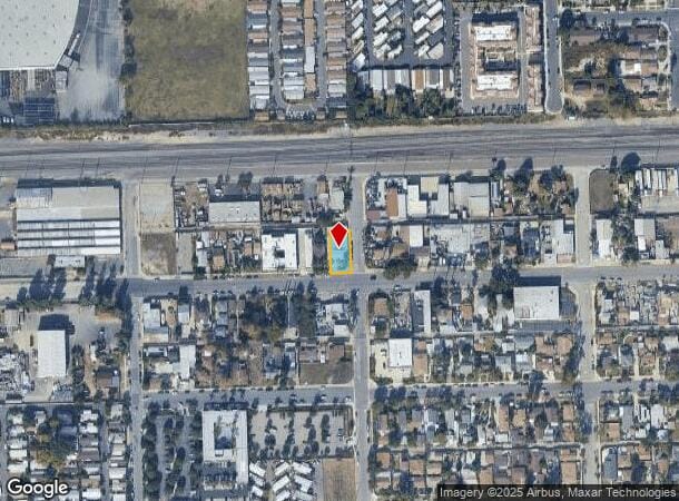 1305 W 2Nd St, Pomona, CA Parcel Map