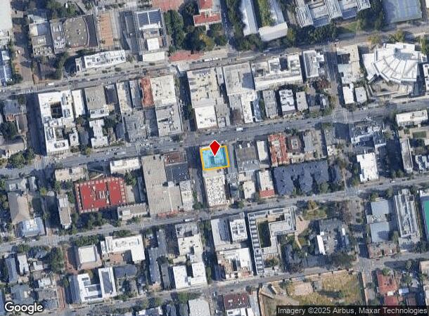  2500 Durant Ave, Berkeley, CA Parcel Map