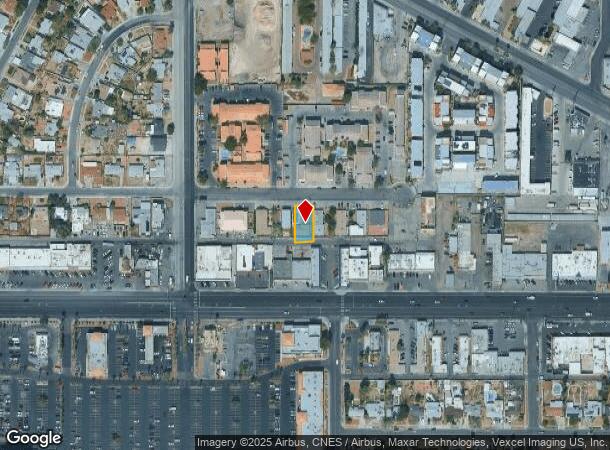  1820 Lewis Ave, Las Vegas, NV Parcel Map