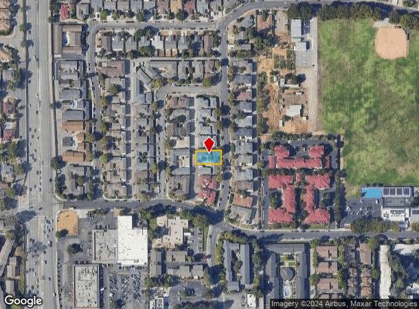  868 Bing Dr, Santa Clara, CA Parcel Map