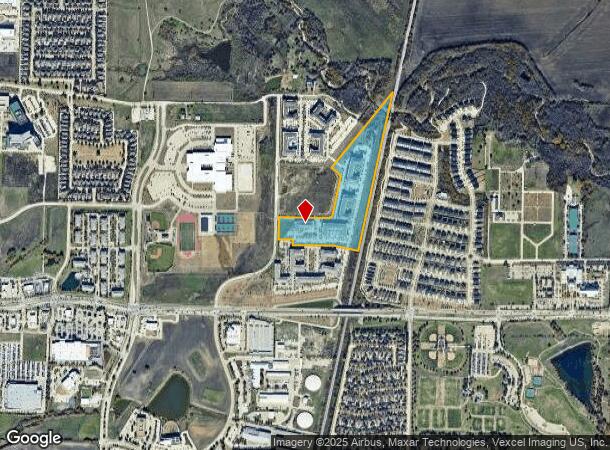 12050 Research Rd, Frisco, TX Parcel Map