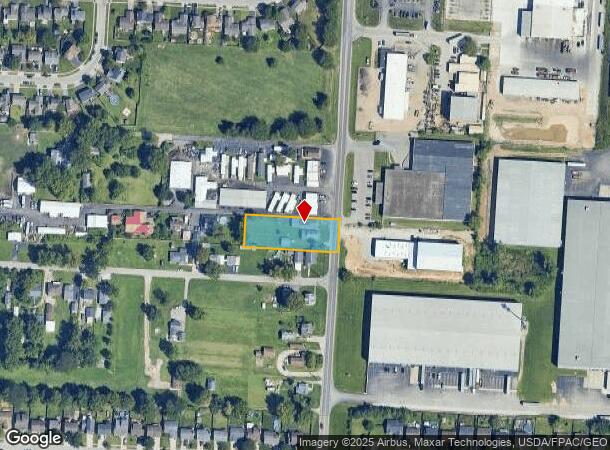 4041 Lockbourne Rd, Columbus, OH Parcel Map