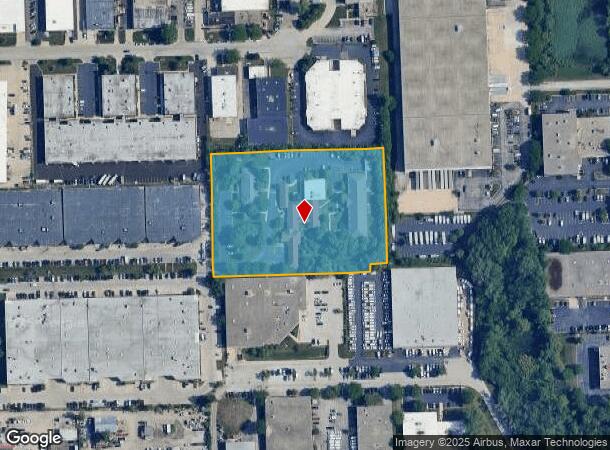  891 S Rohlwing Rd, Addison, IL Parcel Map